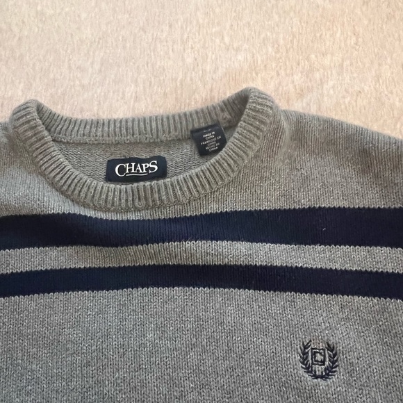 CHAPS Mens Striped Sweater - Picture 3 of 5